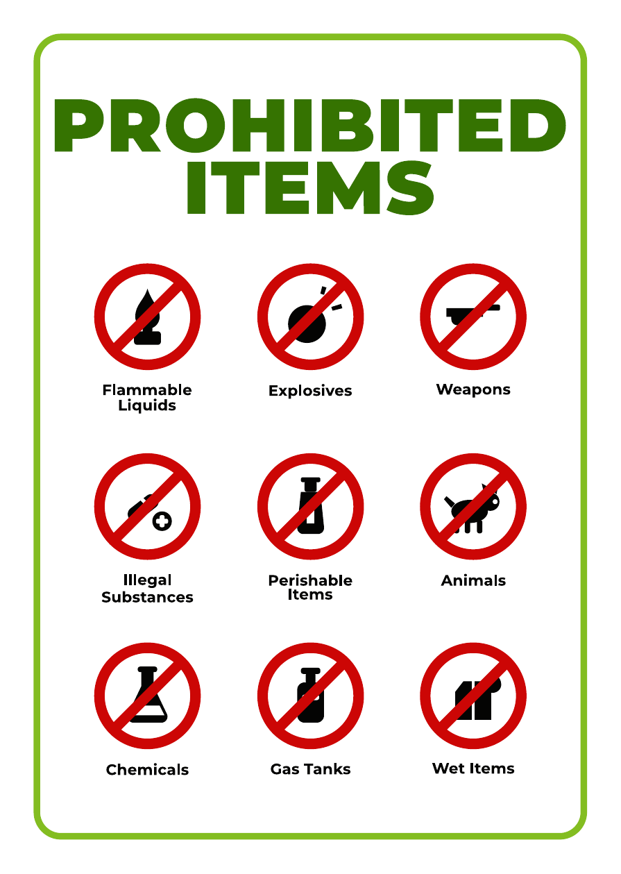 Prohibited Items