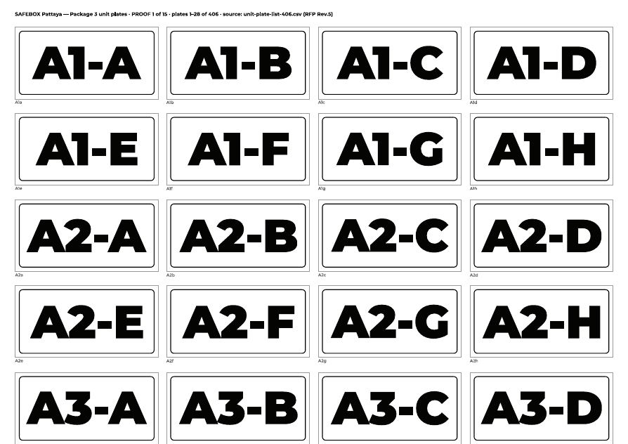 PROOF SHEET — approve before etching