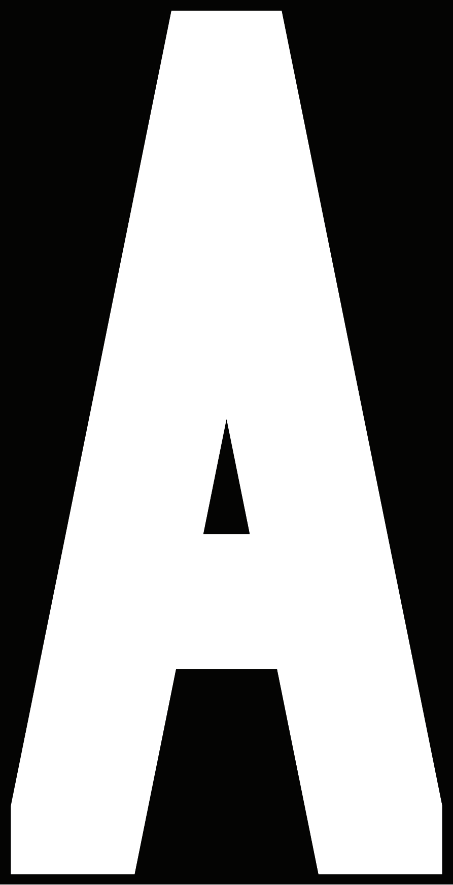 A — white-on-asphalt proof