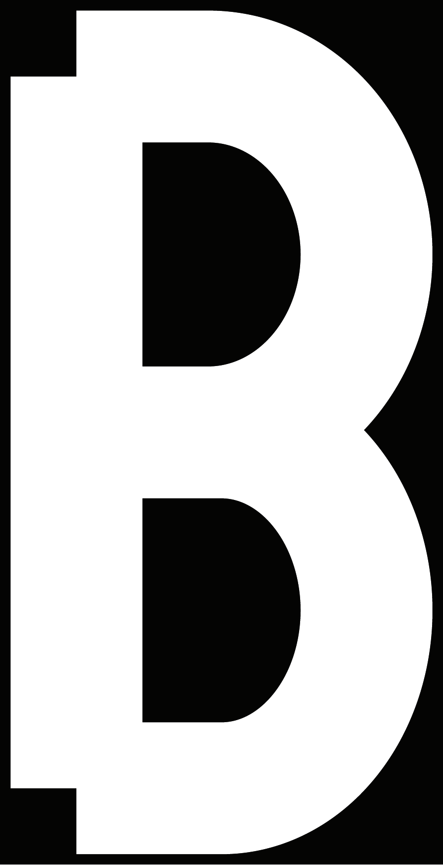 B — white-on-asphalt proof